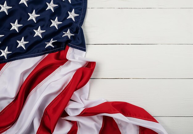 Photo an antique american flag a symbol of unity and history