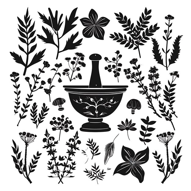 Antique Art Black and White Designs for Tshirt and Tattoo Lovers Featuring Die Cut Outlines Ink