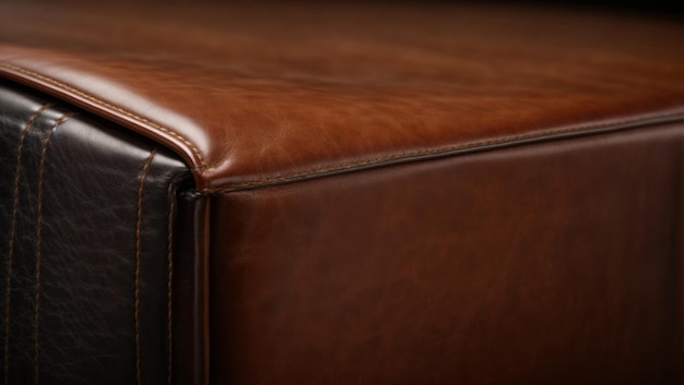 Antique brown leather background