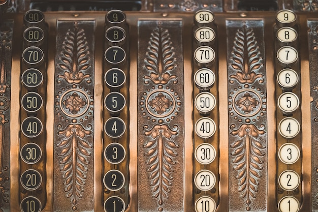 Antique cash register