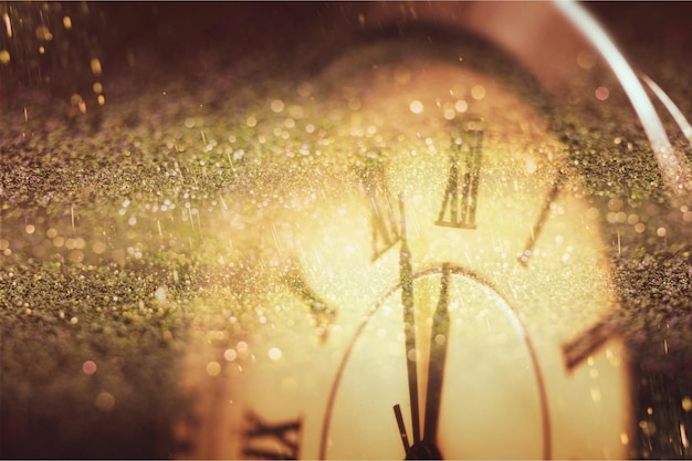 Antique Clock background,  time concept