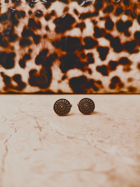 Photo antique ear studs photography retro vintage jewellery ornament earings