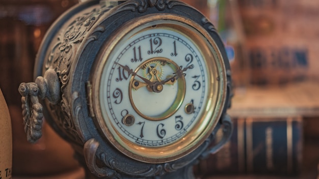 Antique Engraved Metal Watch 