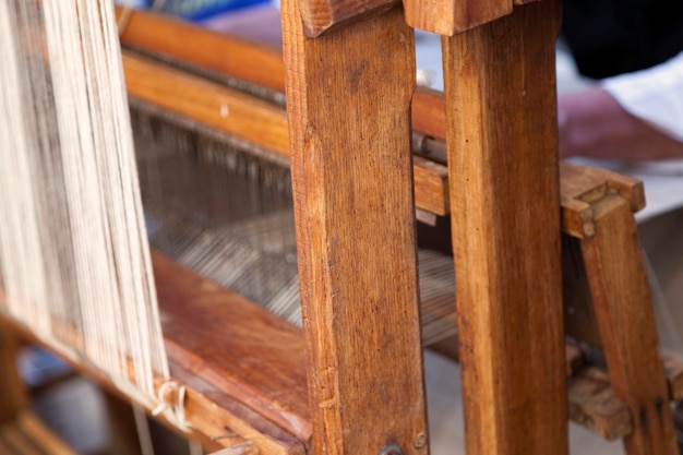 Antique hand weave machine