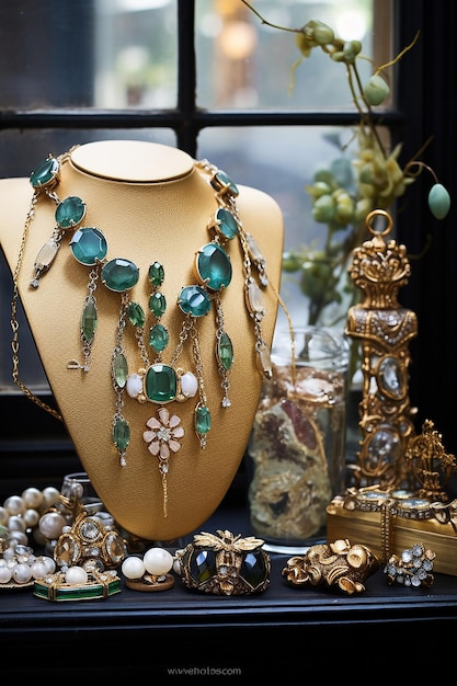 Antique Jewelry Display