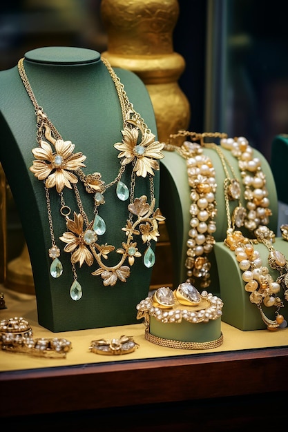 Antique Jewelry Display