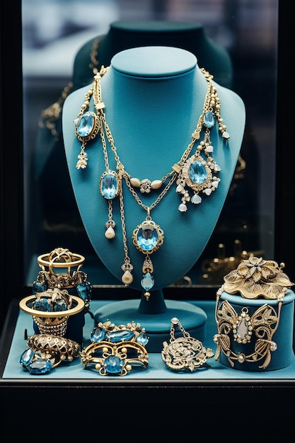 Antique Jewelry Display