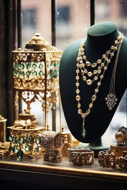 Antique Jewelry Display