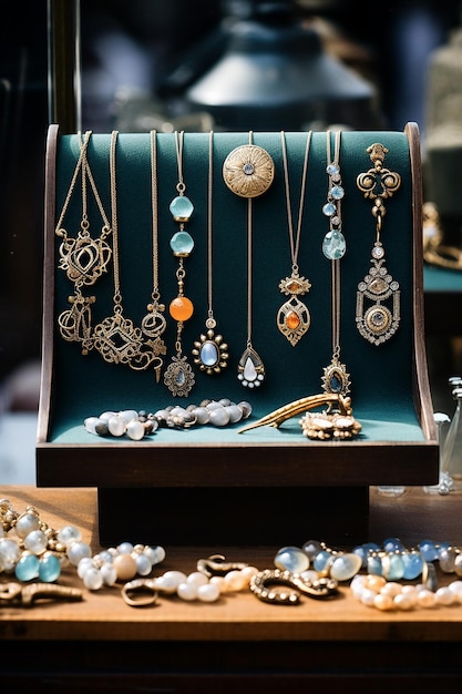 Antique Jewelry Display