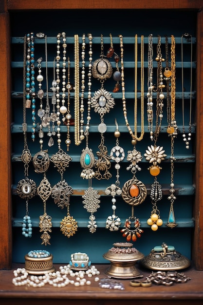 Antique Jewelry Display