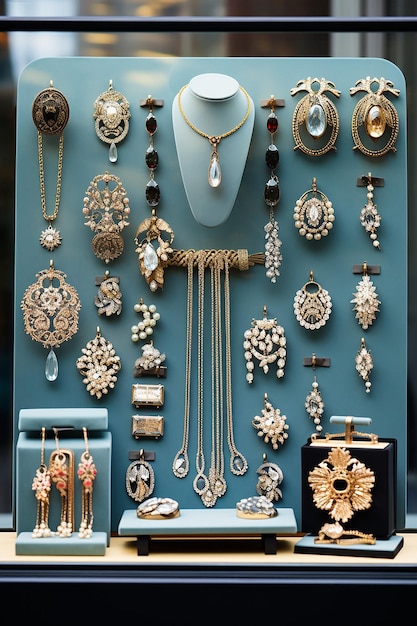 Antique Jewelry Display