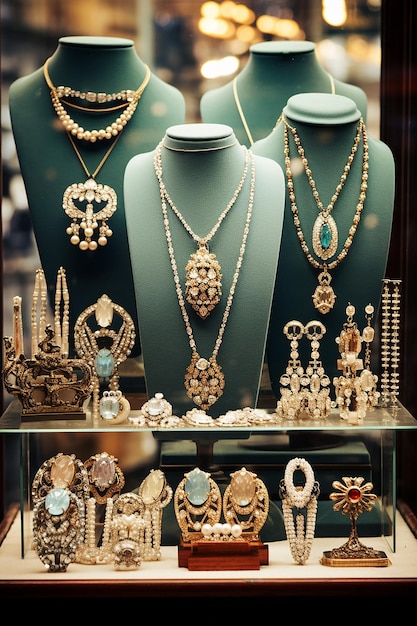 Antique Jewelry Display