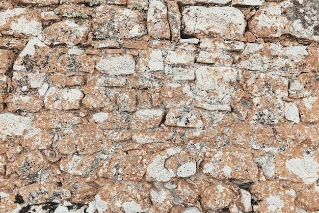 Antique natural stonewall