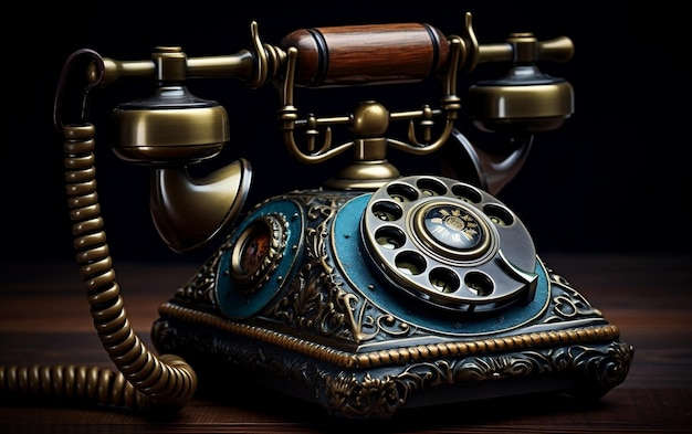 Antique phone Generative AI