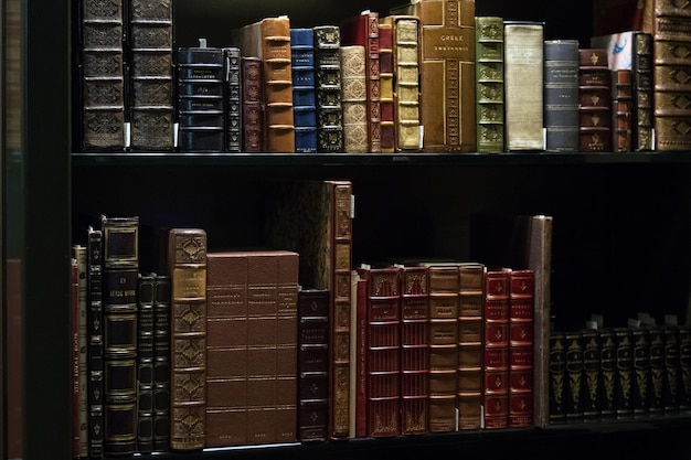 Antique and rare Books Shelf