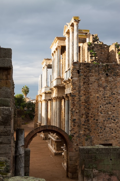 Antique Roman Theatre  in  Merida