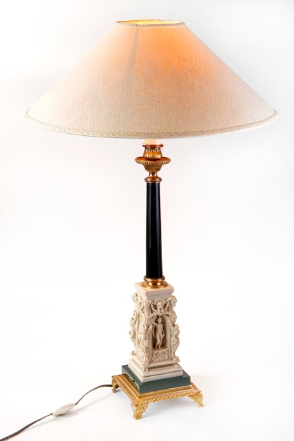 Photo antique table lamp vintage