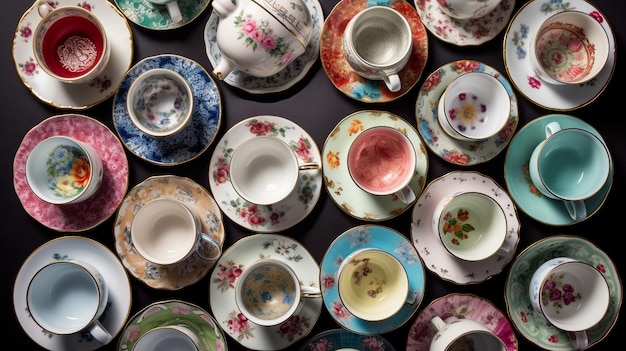 Antique Teacups designs