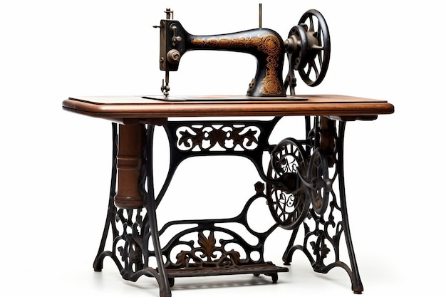 Antique Treadle with Cast Iron