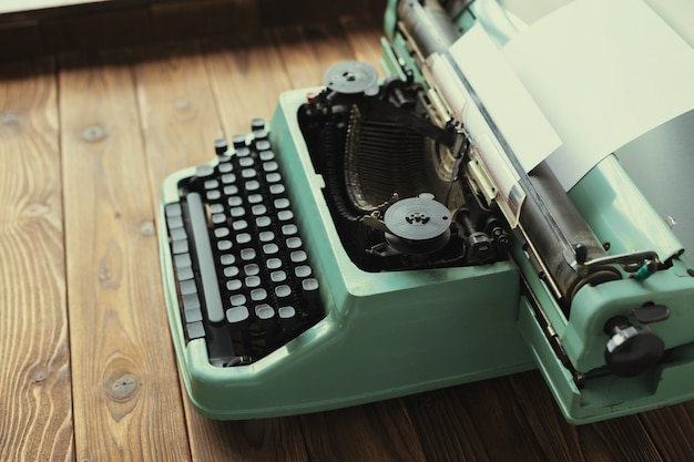 Antique Typewriter. Vintage Typewriter Machine