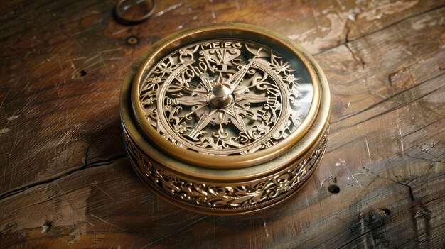 Antique victorian compass