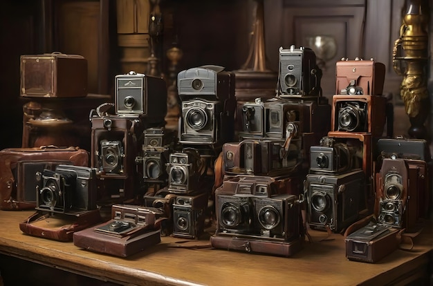 Antique Vintage Camera Collection