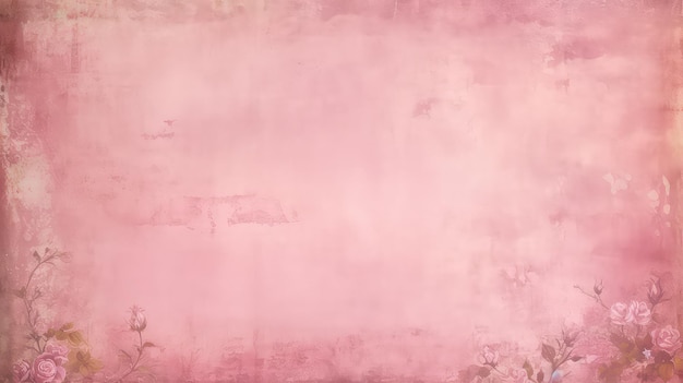 Antique vintage pink background