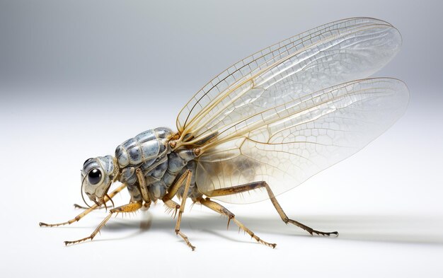 Photo antlion on clear background