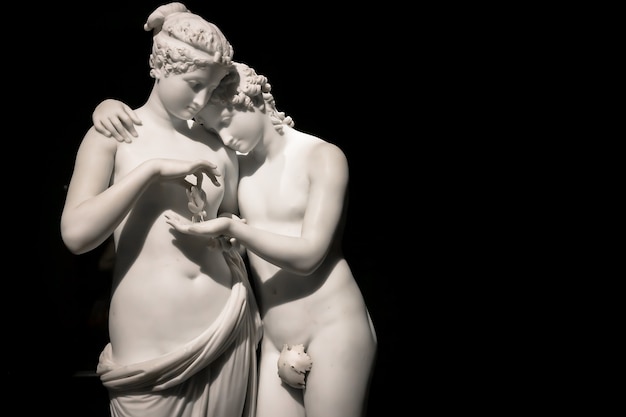 사진 antonio canovas의 걸작 cupid와 psyche amore e psiche 1797 영원한 사랑의 상징