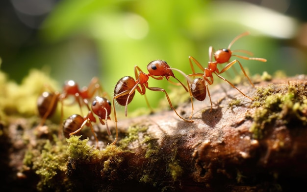 Ants unite masters of teamwork