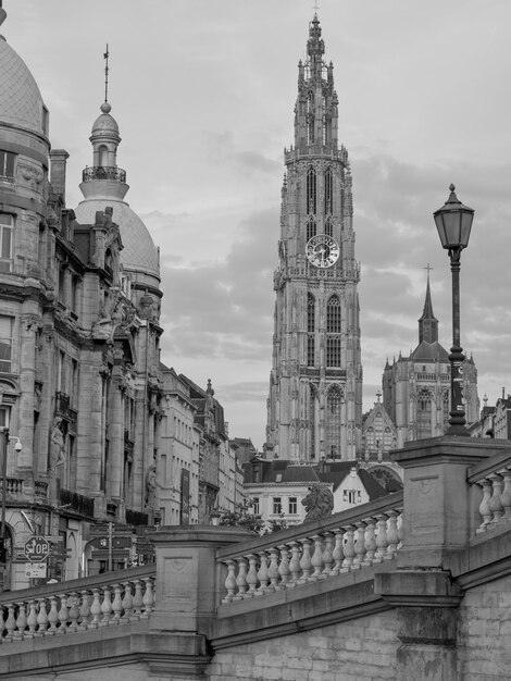 Photo antwerp city in belgium