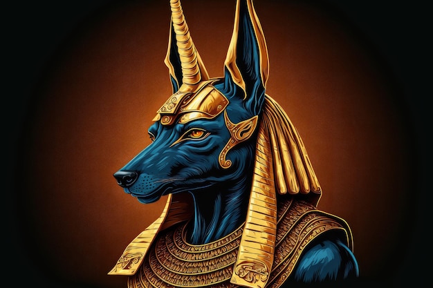 Anubis or Inpu a god of Egypt