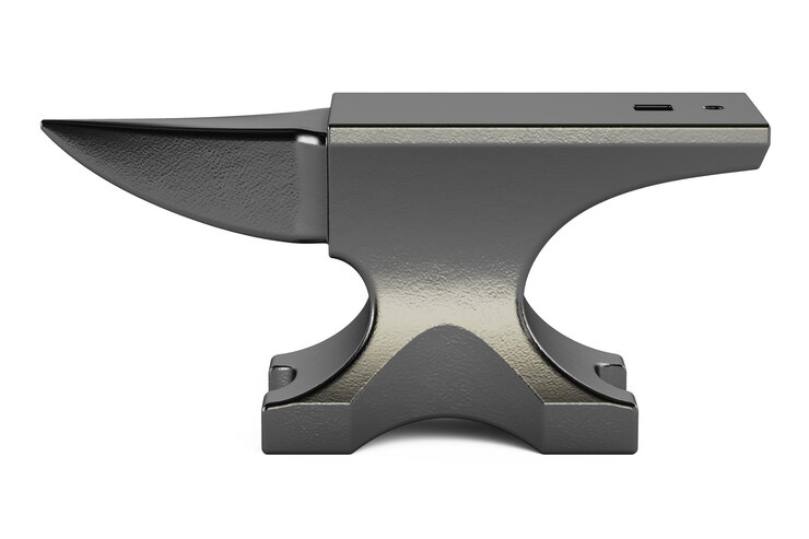 Photo anvil closeup 3d rendering