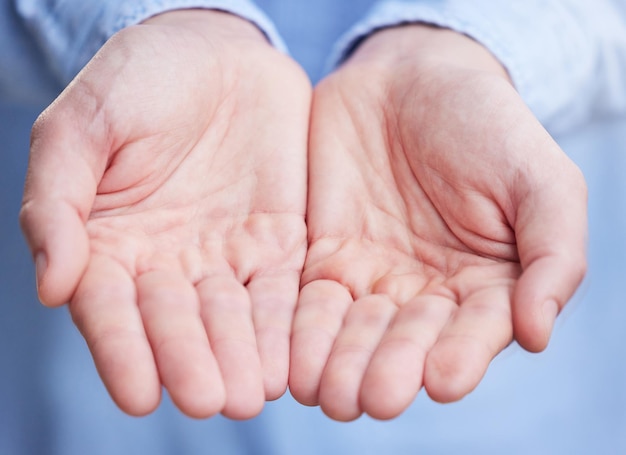 Any help would be appreciated Shot of an unrecognizable businessperson cupping their hands