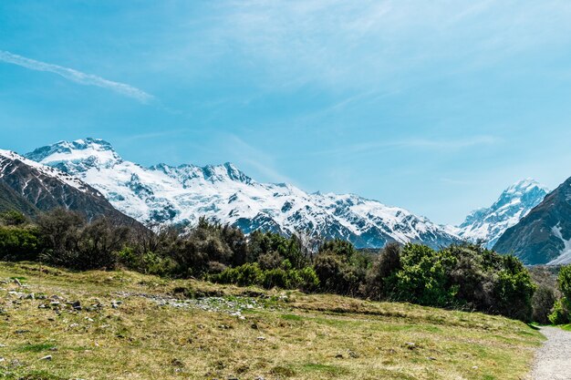 aoraki mount cook de hoogste berg van nieuw-zeeland