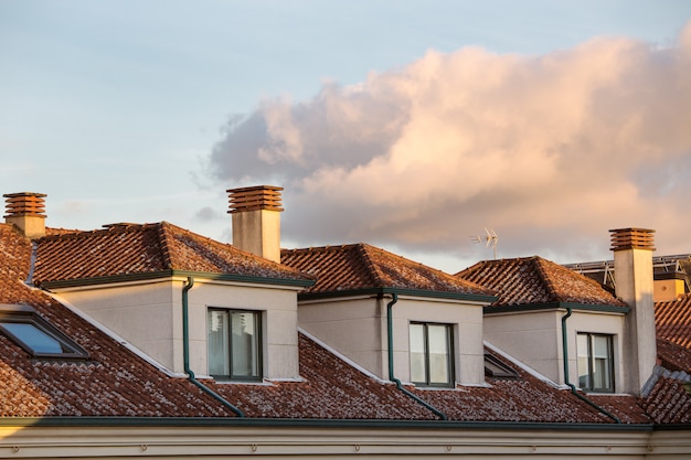 Apartment Building With Dormer Windows