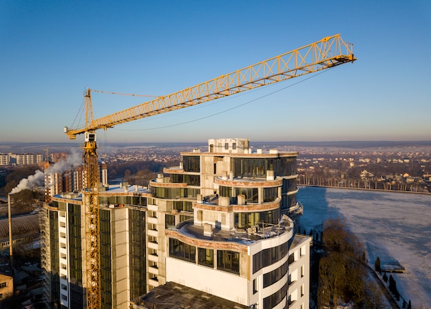 Apartment or office tall building under construction