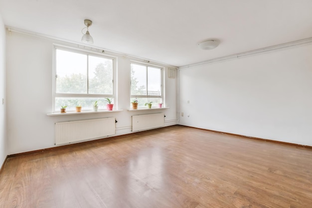 Apartment with two large windows