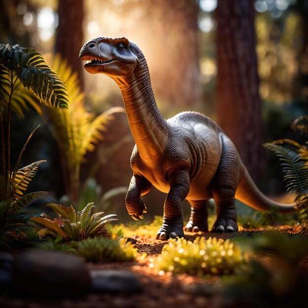 Апатозавр доисторическое животное динозавр фотография дикой природы
