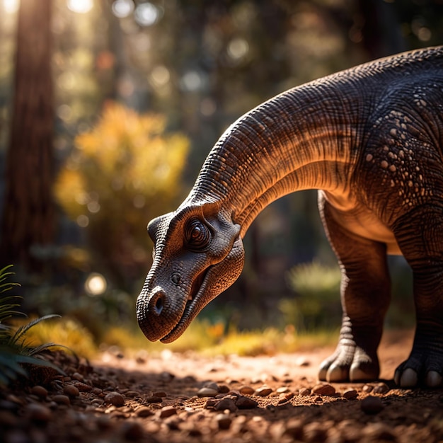 Apatosaurus prehistorisch dier dinosaurus wildlife fotografie