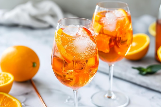 Aperol cocktail Generate Ai