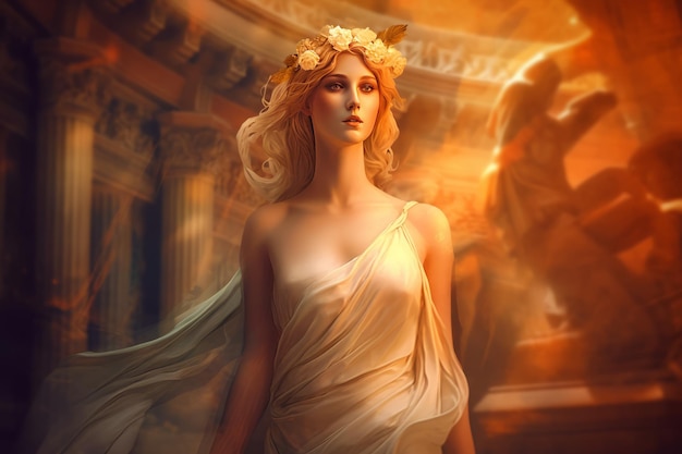 Aphrodite marble love Model roman Generate Ai