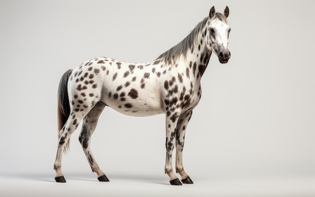 Photo appaloosa horse isolated on a white background