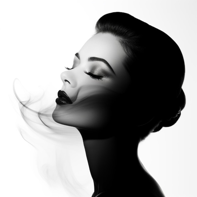 Photo the appearance of a sophisticated woman with a noir feel