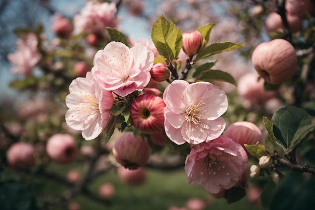 Appelbomen in bloei