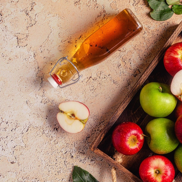 Appelciderazijn of gefermenteerde fruitdrank