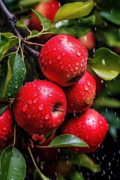 Appels in de regen wallpapers