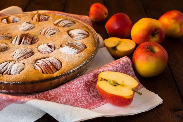 Appeltaart in ovenschaal