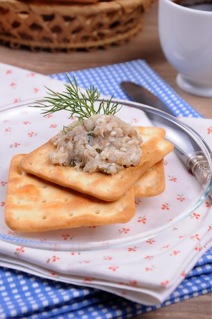 Фото Закуска из паштета из селедки форшмак