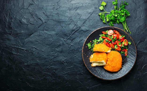 Appetizing Kiev cutlet